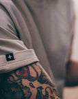 Organic Logo T-Shirt- Bone