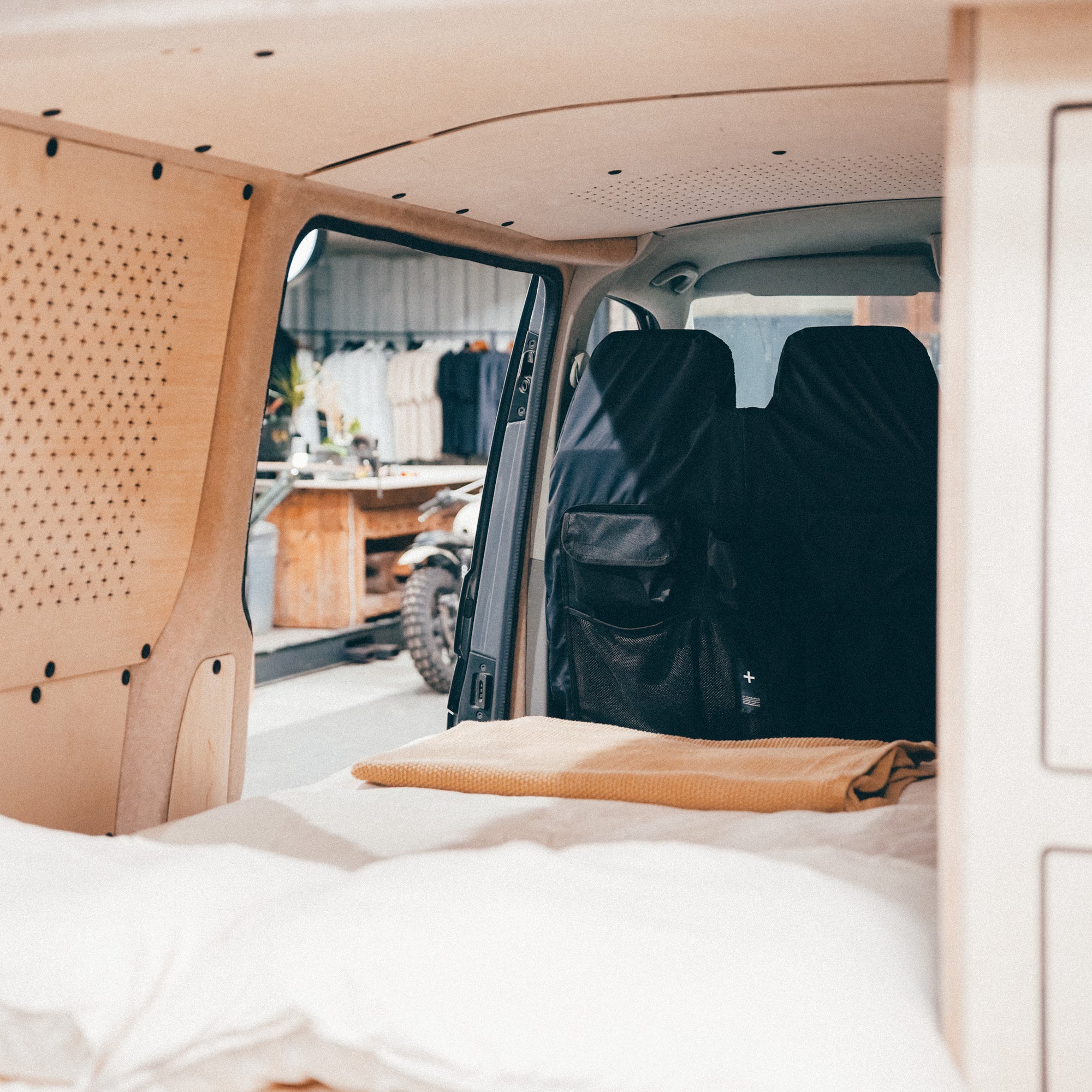 Black on Black, EX Monster Energy, twin sliding door, T6.1 Campervan.