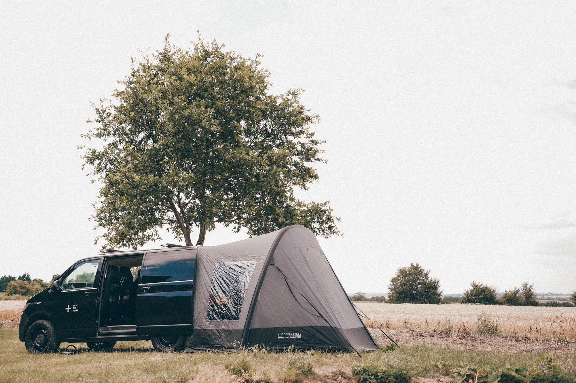 Black on Black, EX Monster Energy, twin sliding door, T6.1 Campervan.