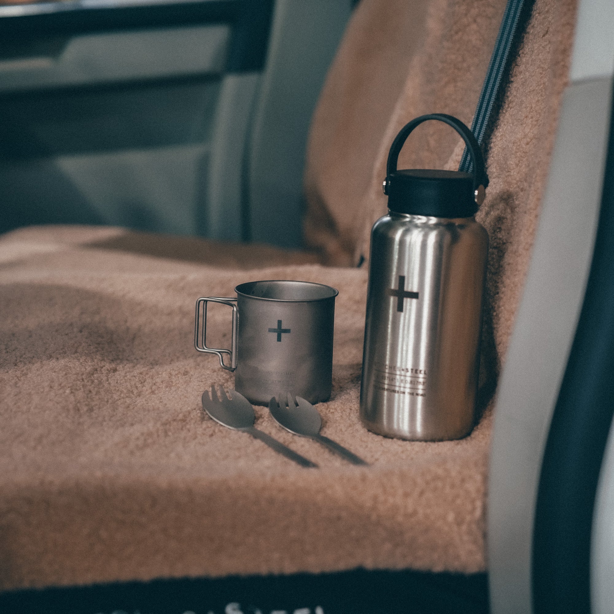 'Reservoir' Brushed Stainless Bottle - 1050ml
