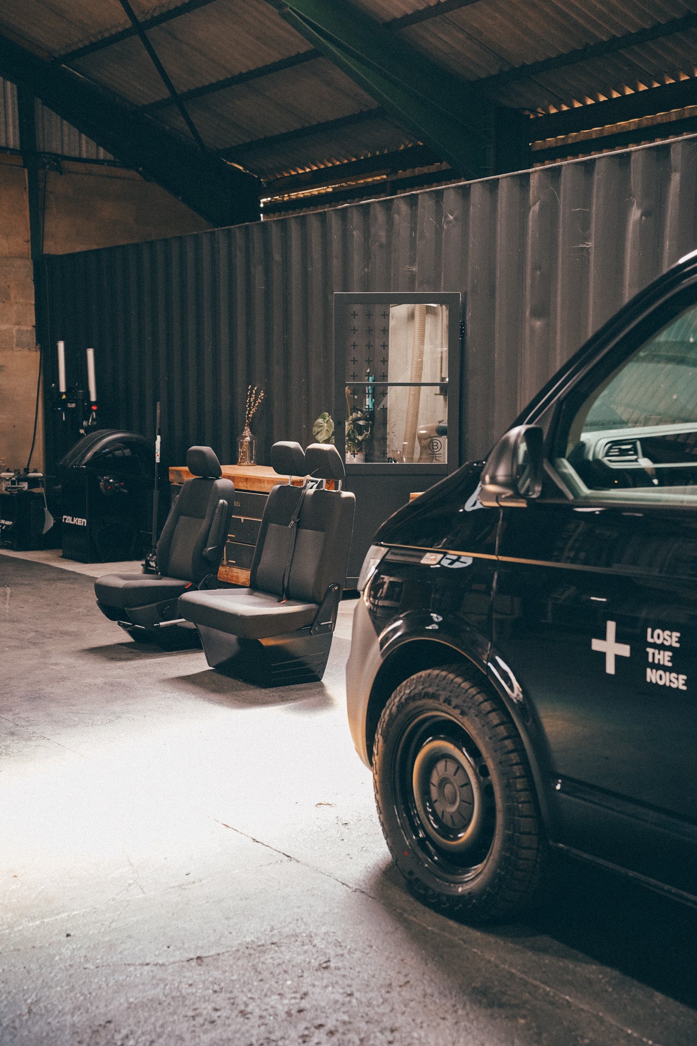 Black on Black, EX Monster Energy, twin sliding door, T6.1 Campervan.