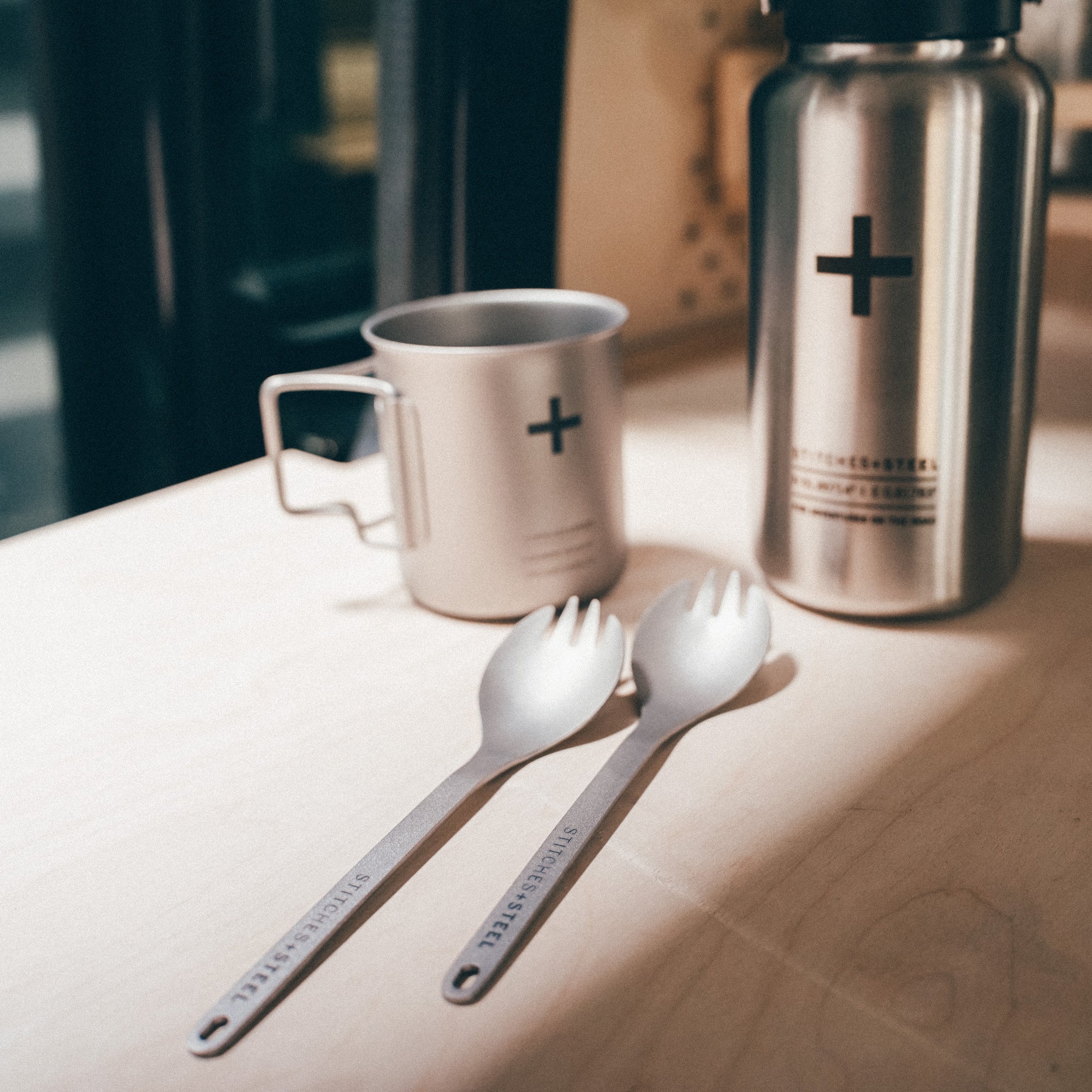 'Reservoir' Brushed Stainless Bottle - 1050ml